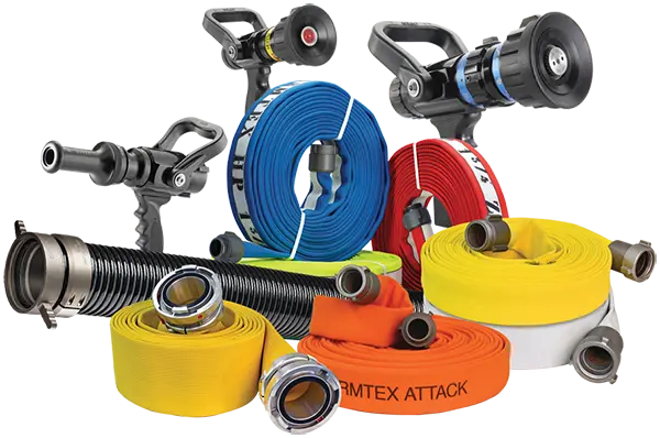 Kuriyama Fire hose and nozzles